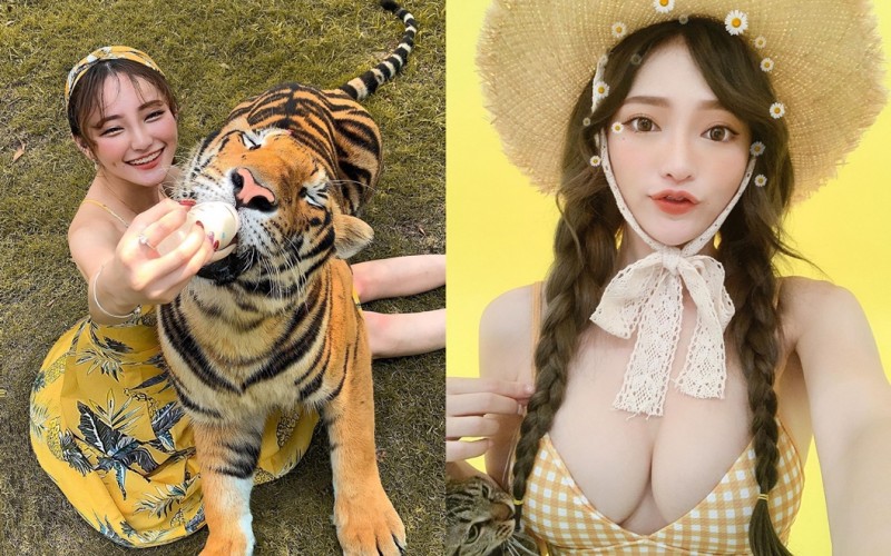 【6upoker】巨乳馴獸師「Donna 奶妹」豐沛乳量突破物種限界　連百獸之王都被「貼乳挑逗」到超溫馴