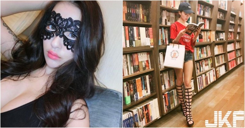 【6upoker】書店驚見「長腿辣妹」！超短熱褲秀美腿好驚人！連上半身都「份量十足」啊！