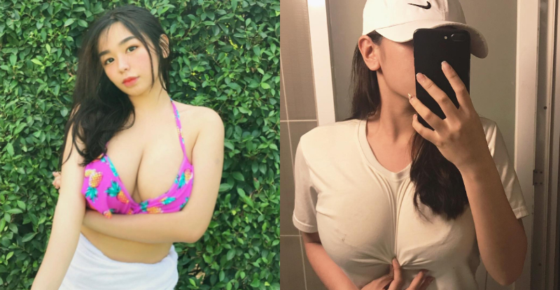 越南20歲「巨乳嫩妹」發育過剩　剛成年就像脫韁野馬大露特露