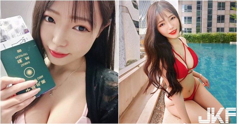 【6upoker】出國度假囉～性感寶貝「章魚孃」泳裝好鮮豔，白白嫩嫩簡直稱霸泳池的「海量」！