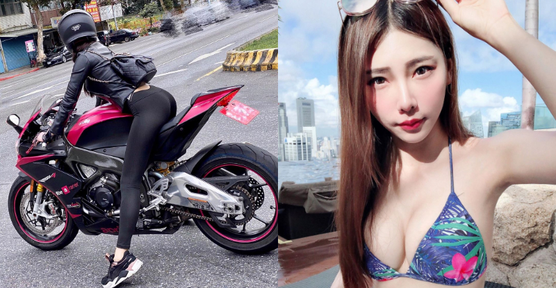 【6upoker】重機女神「王晨飄 Sofia」帥氣身影迷翻網友　皮衣底下還有飽滿好身材