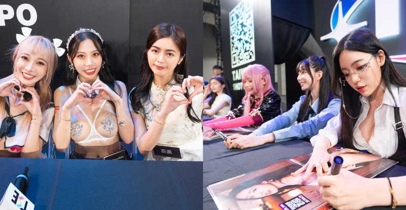 【6upoker】親筆簽名就是香！JKF VIP限定活動…人氣女郎出動　TSE現場福利加碼送～