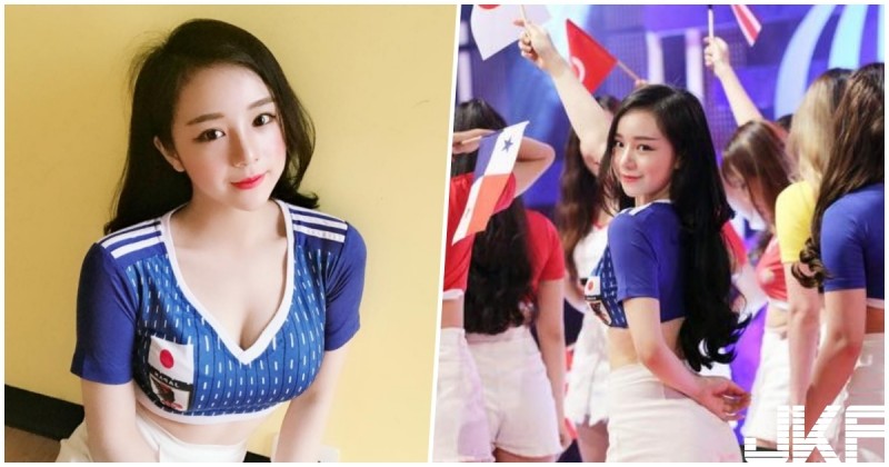 【6upoker】贏球就露奶了！世足爆乳正妹好騷，「惹火巨乳身材」越看越熱血啊！