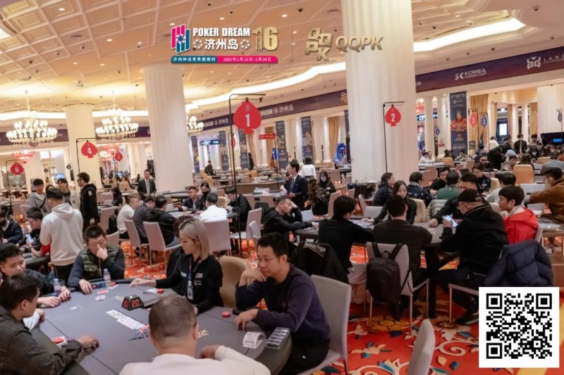 【EV扑克】PD16济洲站 | 相约济州!PD主赛首次首日开打,三人斩获梦想基金