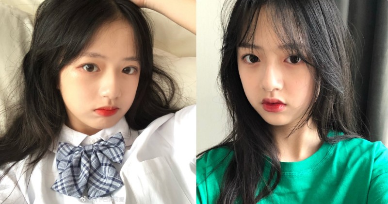 超不科學！極品「蘿莉風學生妹子」，微翹嘴唇讓人想一親芳澤！