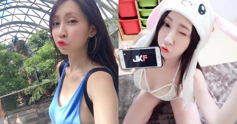 【6upoker】直播主「娜娜兒」動物園展現「養眼視角」，「白嫩側乳」誘惑到極點！