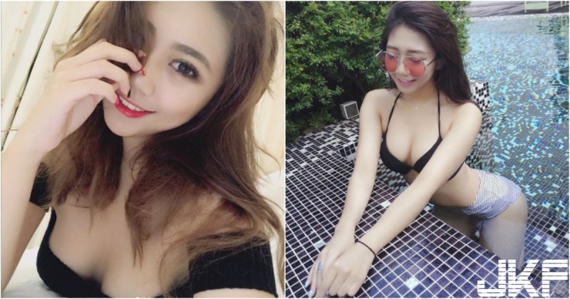 【6upoker】前凸後翹！長髮正妹自備「白嫩大湯圓」！泡在水裡看起來更美味了啊！