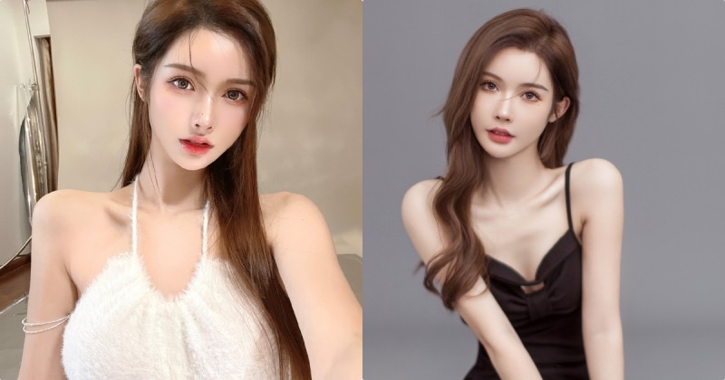 【6upoker】23歲顏值博主「女神造型」美翻了,露肚洋裝「S曲線超迷人」!