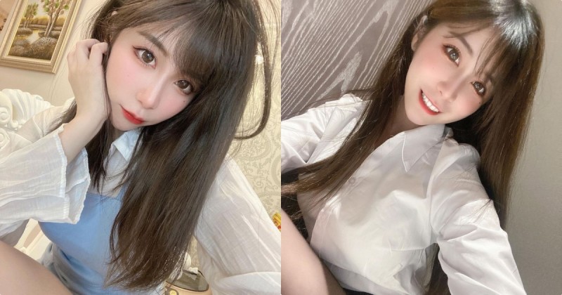 【6upoker】房地產代銷正妹「黛黛」襯衫照好辣，「迷人的上班造型」粉絲都心動！