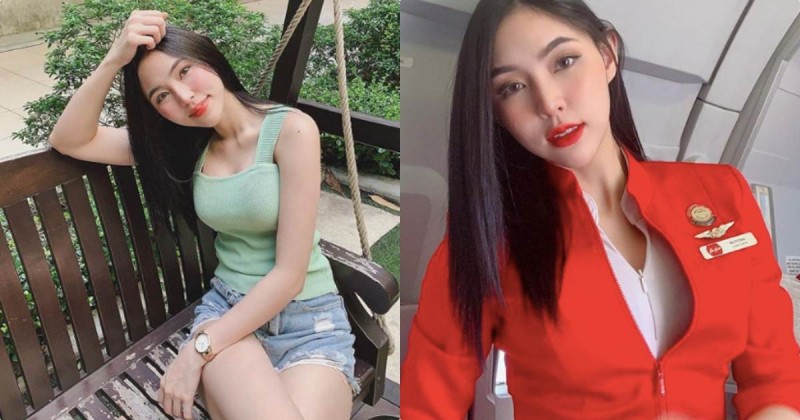 【6upoker】亞洲航空超辣空姐「Boe Nutcha V」，爆乳好曲線瘋狂圈粉啊！