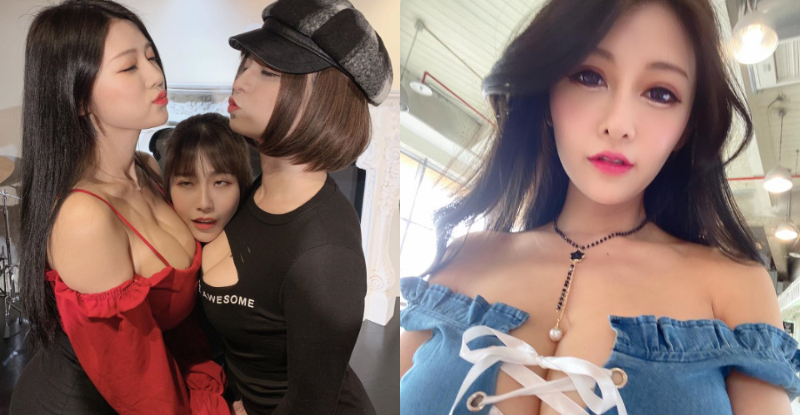 【6upoker】一言不合就夾奶！安希使出「巨乳夾攻」絕招　小妹妹被夾到頭暈了