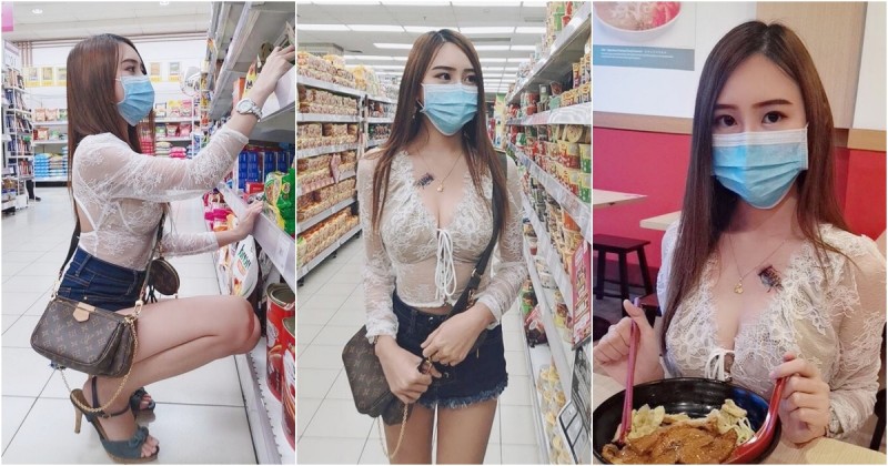 【6upoker】衝一波了！捕獲大賣場「甜美系正妹」閨蜜側拍引瘋傳！超棒視角讓人大飽眼福