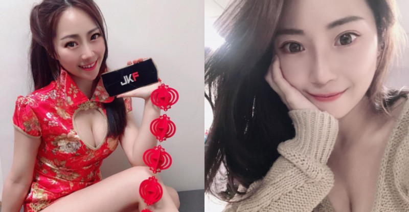 【6upoker】最正領隊「佳佳」爆乳旗袍大秀美腿拜年 甜美笑容讓人秒戀愛