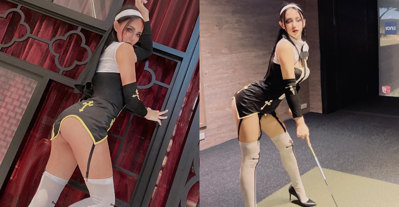 【6upoker】叛逆修女「菲菲」拋下教義狂凹腰，「揮桿頂蜜臀」讓粉絲腦充血