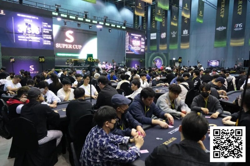 【EV扑克】Super Cup仁川站｜王金琦 黄华闯入神秘赏金赛FT！主赛A组228人参赛29人晋级，余云超 曹庭嘉等人晋级DAY2