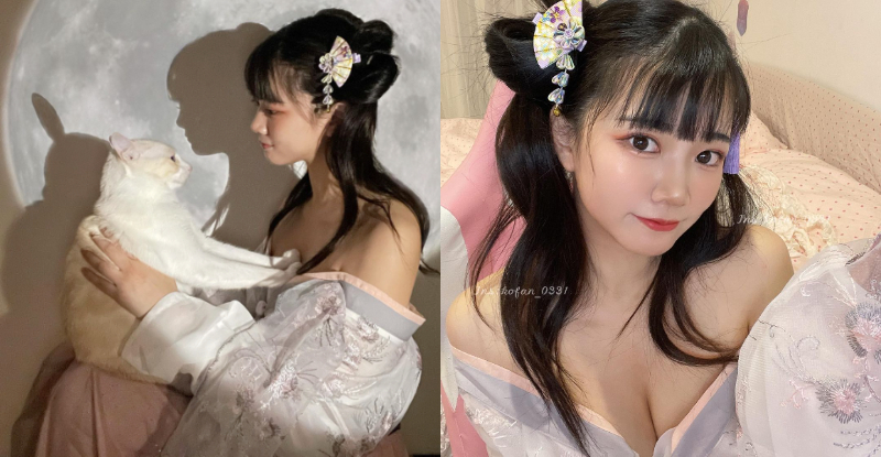 【6upoker】嫦娥駕到！「可凡Kofan」中秋掛上白皙玉兔，無害眼神讓宅男跪求領養