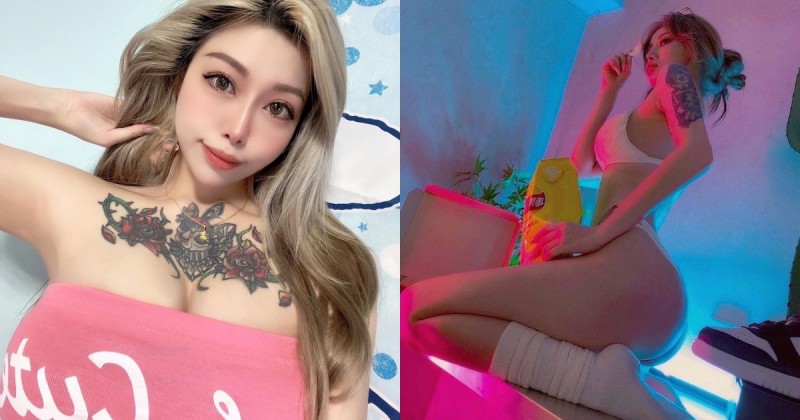 【6upoker】E奶辣妹「李靜」挺翹臀吃洋芋片,「渾圓飽滿」窈窕曲線讓人口水直流!