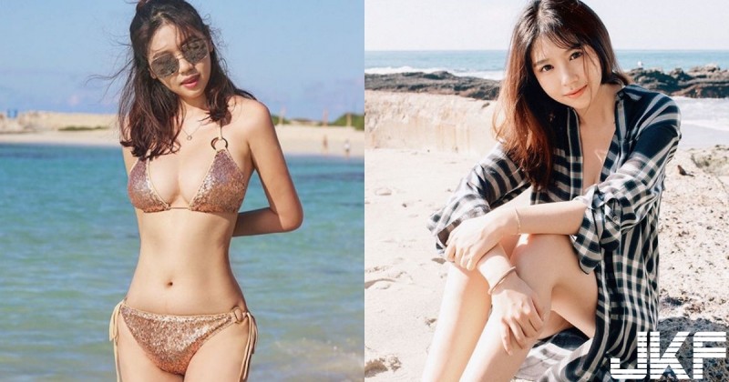 【6upoker】求認識！海邊捕獲「質感滿分」比基尼正妹，露出白嫩大腿讓人看得好衝動！