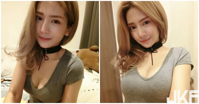 【6upoker】火辣系女DJ！　胸前大挖空「美乳快蹦出」，戴黑色頸圈整個好養眼喔！