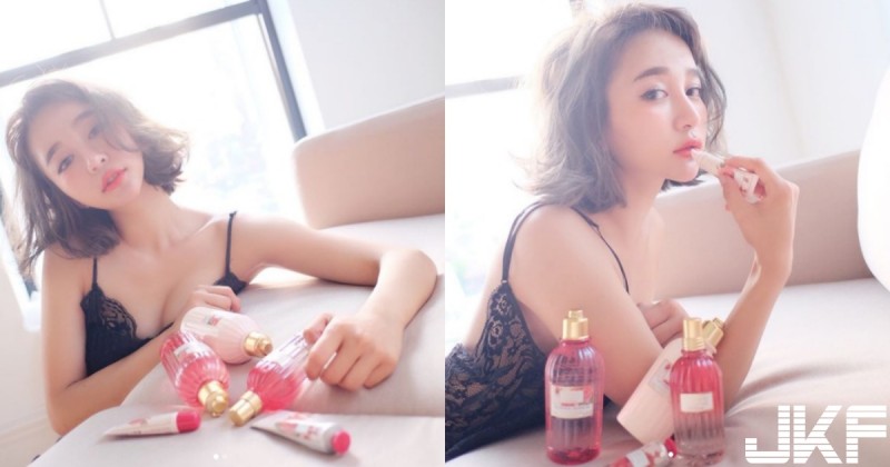 【6upoker】微醺感！清甜正妹「薄紗內衣」好誘人，胸前「性感透視」讓人看到都醉了！