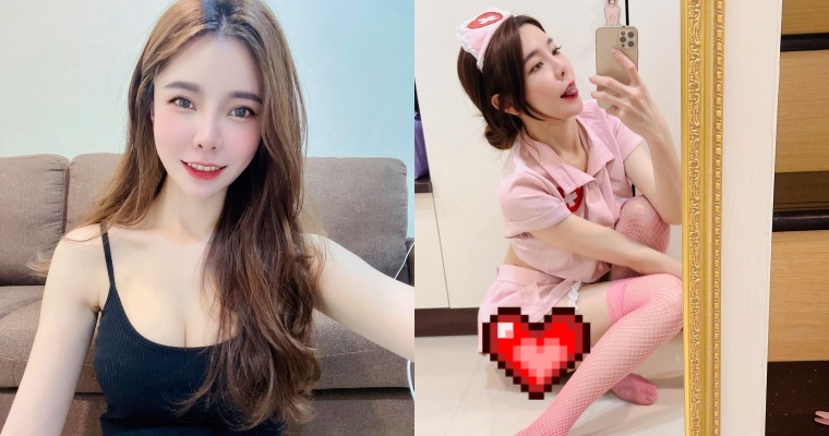 【6upoker】台灣小妖精「雅妮」才剛新帳號就放福利！化身「粉嫩俏護士」迷倒網友