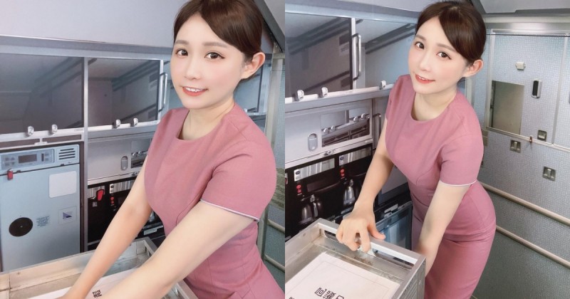 【6upoker】清秀正妹「Nico古璇」化身氣質空姐！粉紅制服下暗藏「E罩杯美乳」，窈窕身段好迷人！