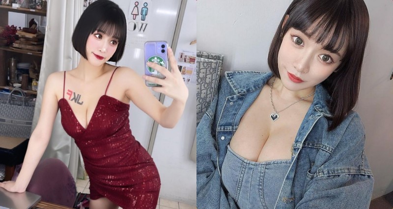 【6upoker】退役空軍女神「何語萱」曲線好極品，牛仔造型「美乳好深V」！