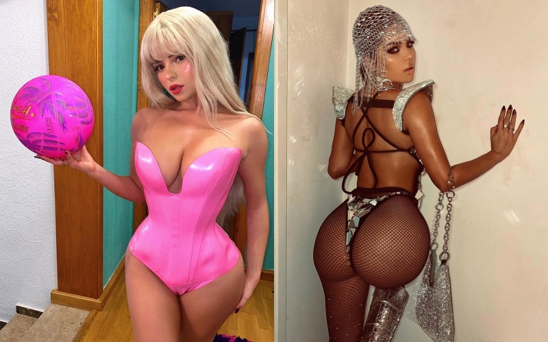 【6upoker】全世界最強Body「Demi Rose」萬聖節極度性感「小惡魔挑逗」　誰不願意向她出賣靈魂？