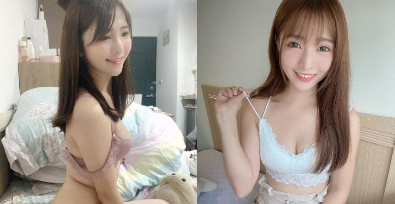 【6upoker】秒戀愛！「小夏咪」清甜笑顏太夢幻，肩帶一啷掉出「渾圓雙峰」超犯規！