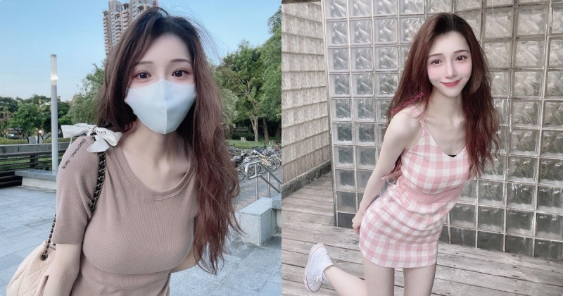 【6upoker】高顏值口罩正妹「只露眼也好好看」，路過公園的「性感曲線」太誘人！