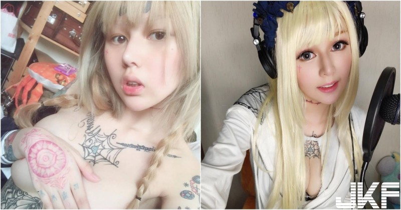 【6upoker】好狂！「金髮美乳coser」天天換造型，唯一不變的果然還是「渾圓大長輩」啊！
