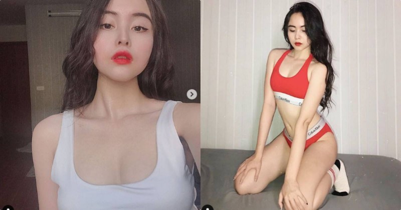【6upoker】正妹養眼運動內衣「誘惑力十足」，挑逗的魅惑眼神太撩人！