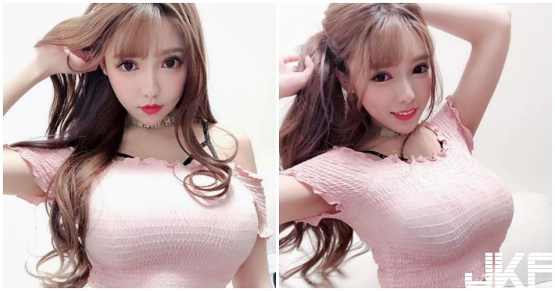 【6upoker】就是要這麼挺！正妹「挺胸畫面」太驚人，邪惡胸型直接溢出！