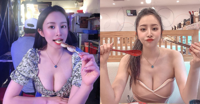 【6upoker】不用開口就飽了！「傅子寧」用餐自備大杯鮮奶，飽滿兩袋比任何美食還可口！