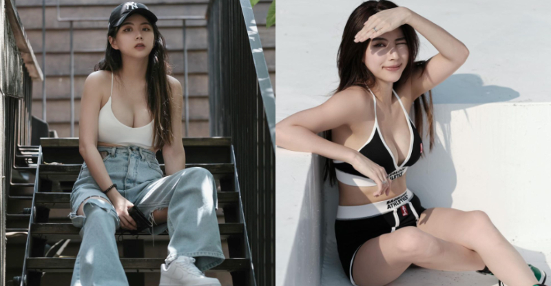 【6upoker】「超兇辣媽」樓梯間曬美胸，「深美濠溝」狂引邪惡目光