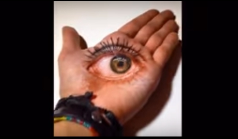 【6upoker】只剩下骨頭的手掌！人體彩繪真實的太恐怖啦！