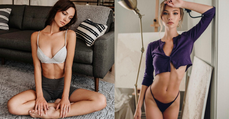 【6upoker】性感辣模甩紙片身材　身材纖細骨感卻不瘦弱…焦糖緊實感意外有魅力