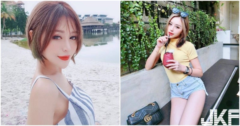 【6upoker】養眼騷妹「眼神好會放電」，露出「白嫩長腿」立刻迷暈路人！