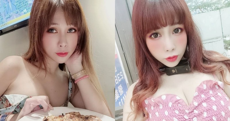 【6upoker】性感正妹「霜姬」吃飯時衣服下滑，超飽滿北半球直接蹦出了！