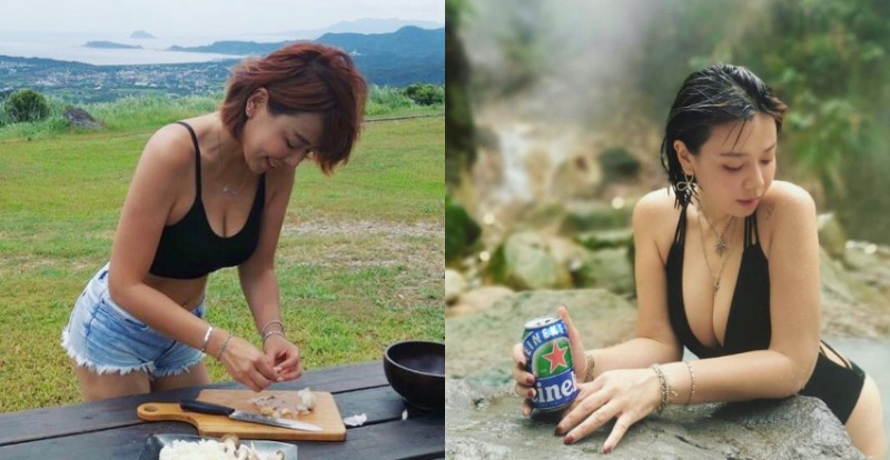 【6upoker】戶外系「短髮正妹」焦糖肌充滿健康美　緊身車衣顯現凹凸有致好身材