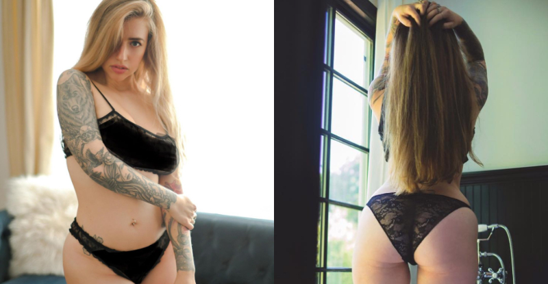 【6upoker】刺青妹拍寫真展現美式豐潤體　鏡頭下無虛假真實呈現　網友：夠真誠～