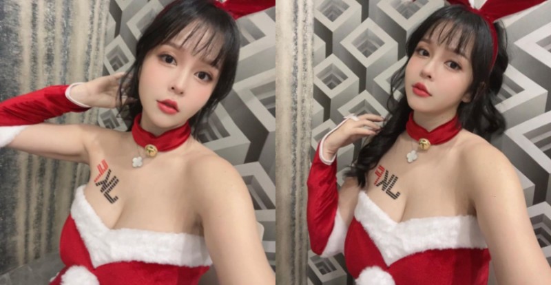 【6upoker】木瓜姐姐「陳香菱」化身最巨一日店長　超猛聖誕裝真香！