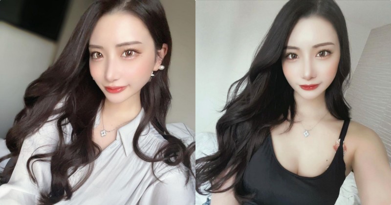 【6upoker】眼神充滿魅惑力的「美豔正妹」，自拍時「性感S曲線」好勾人！