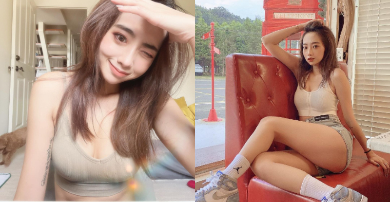 【6upoker】「大眼正妹」交叉玉腿露出「蜜汁根部」，傲人雙峰也讓人超癡狂