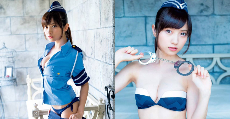 【6upoker】求逮捕！現役「爆乳俏護士」改當火辣女警　奶太大胸前扣子無法扣起！