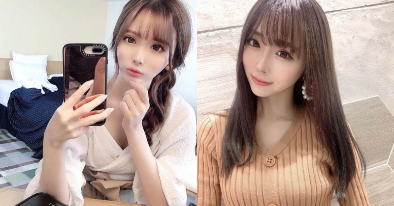 【6upoker】日韓混血妹「自拍時微露酥胸」，嫵媚電眼瞬間把你迷倒！