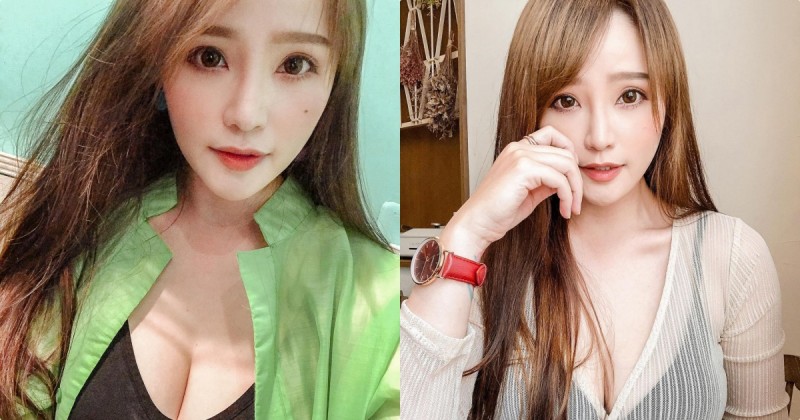 【6upoker】E奶正妹「燙燙」深V上衣好洶湧，「飽滿的性感畫面」有夠養眼！