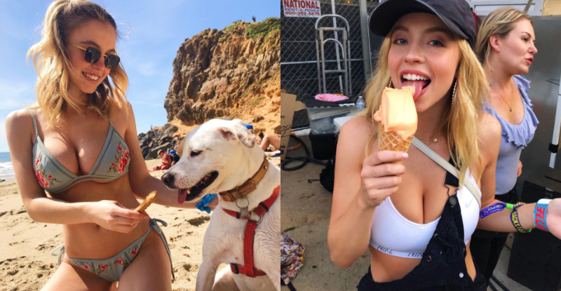 【6upoker】吃冰不忘放送福利！大奶妹PO消暑清涼照與粉絲同樂　真實身分曝光超狂