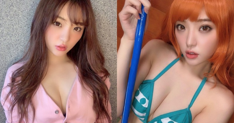 【6upoker】馬甲線正妹「最愛PO美臀辣照」，化身超火辣「真人版娜美」！