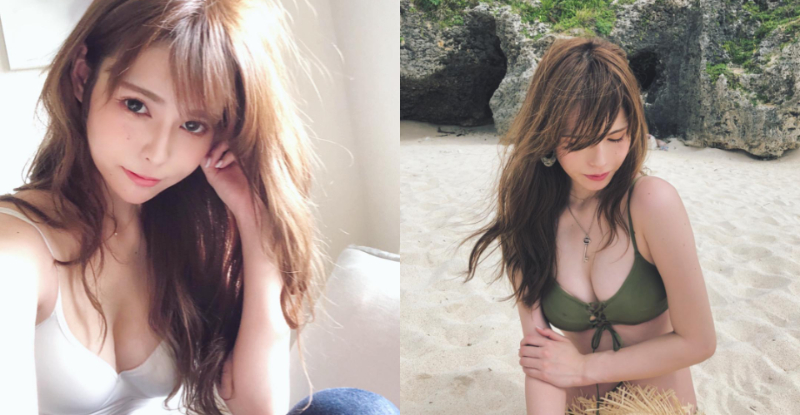 【6upoker】厭世臉櫻花妹高冷表情下藏好身材　「白嫩美乳」快從比基尼掉出來！